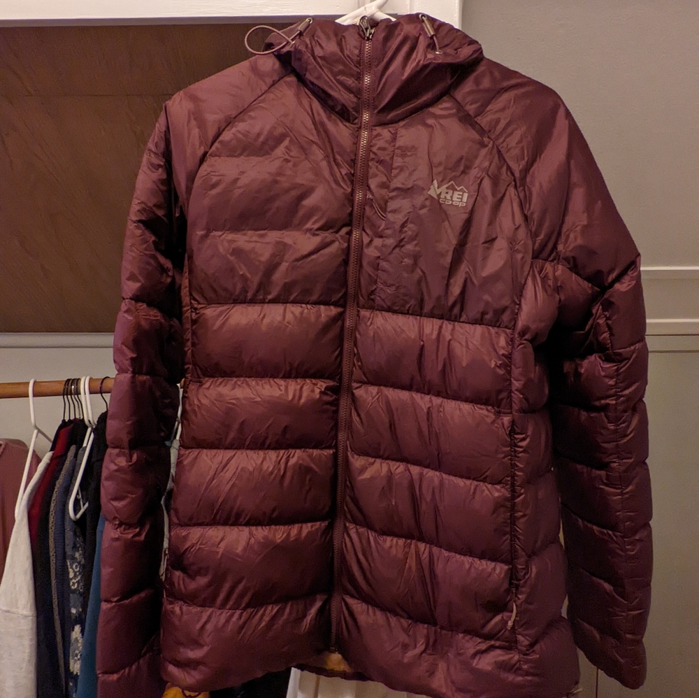 REI Co-op Stratocloud down hoodie